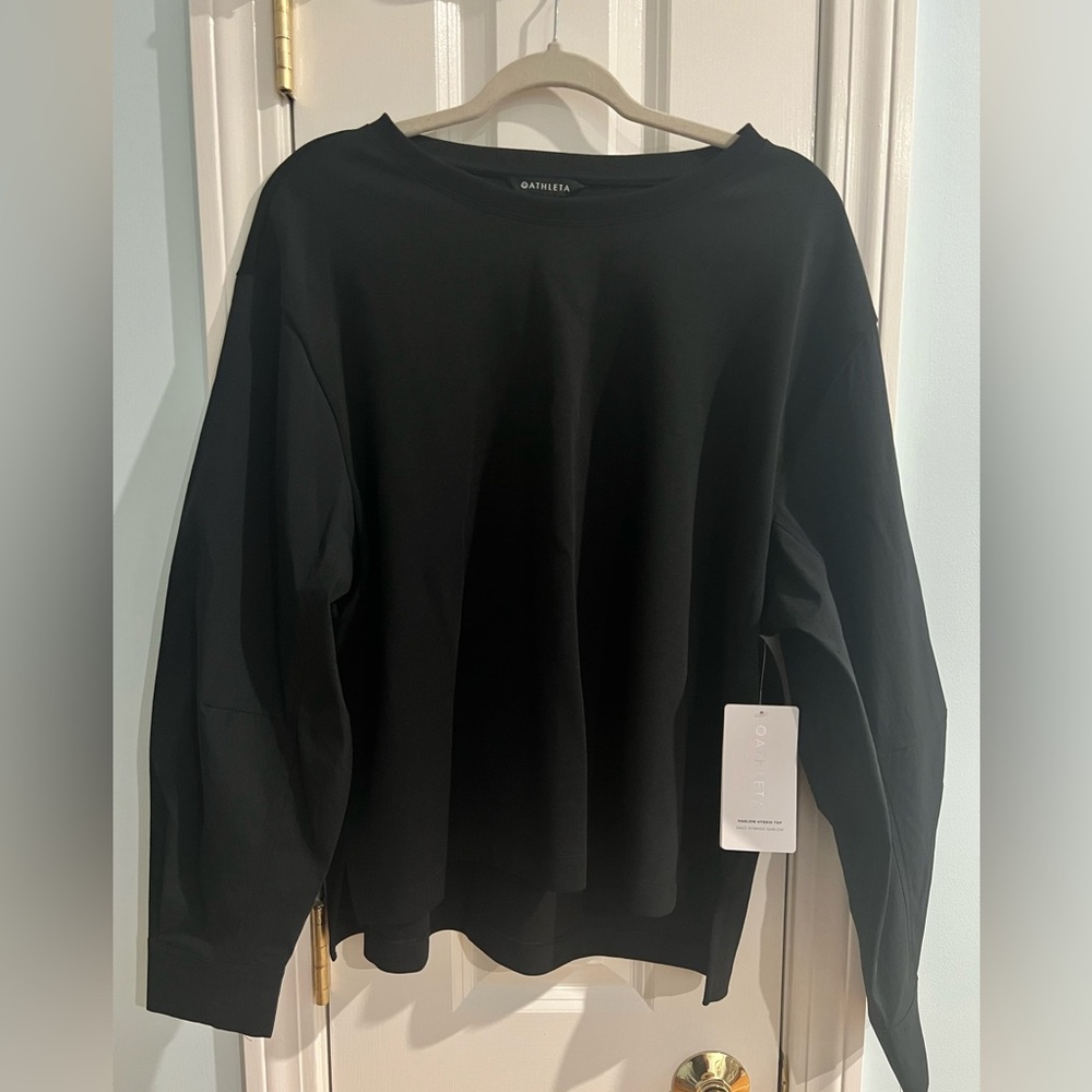 Black Athleta Top. Size XL. New with tags.